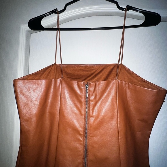 Wild Fable Bodycon Faux Leather dress from Target, worn twice. Size medium. - Picture 6 of 6